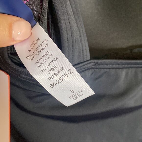 NWT CHLORINE RESISTANT LYCRA XTRA LIFE CLASSIC TANKINI TOP SWIMSUITS FOR ALL- 8 - Picture 11 of 12